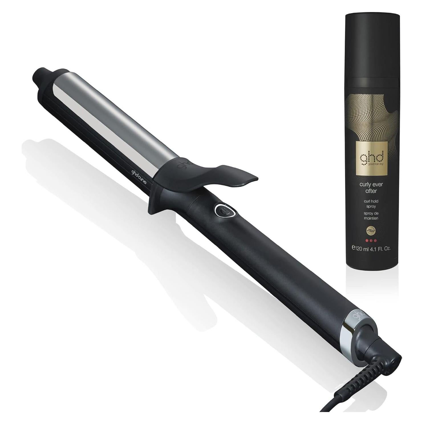 Plancha de Rizos GHD Soft Curl 3.18 cm Profesional Negro