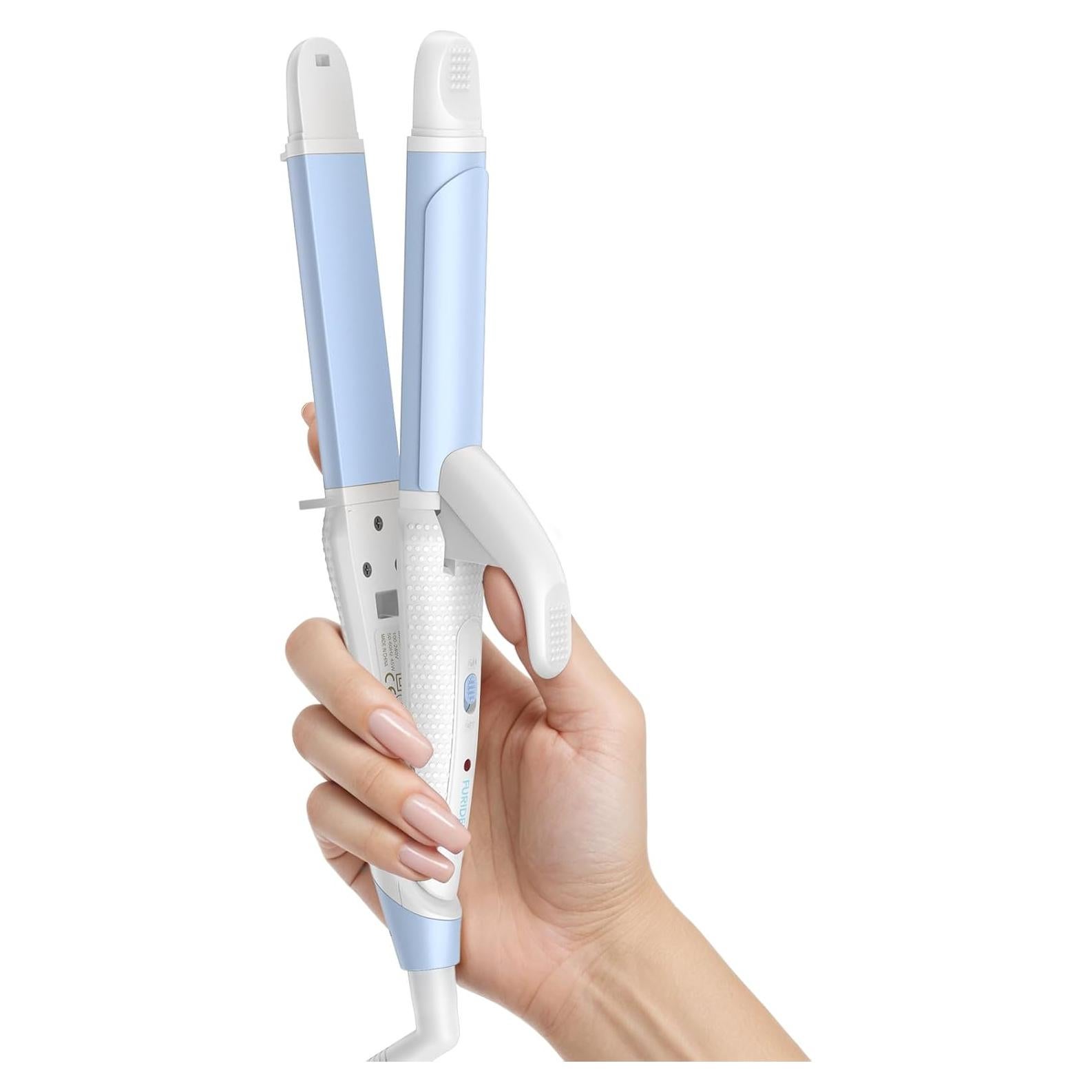 Plancha de Rizar Compacta FURIDEN Lite 390F Azul para Viajes