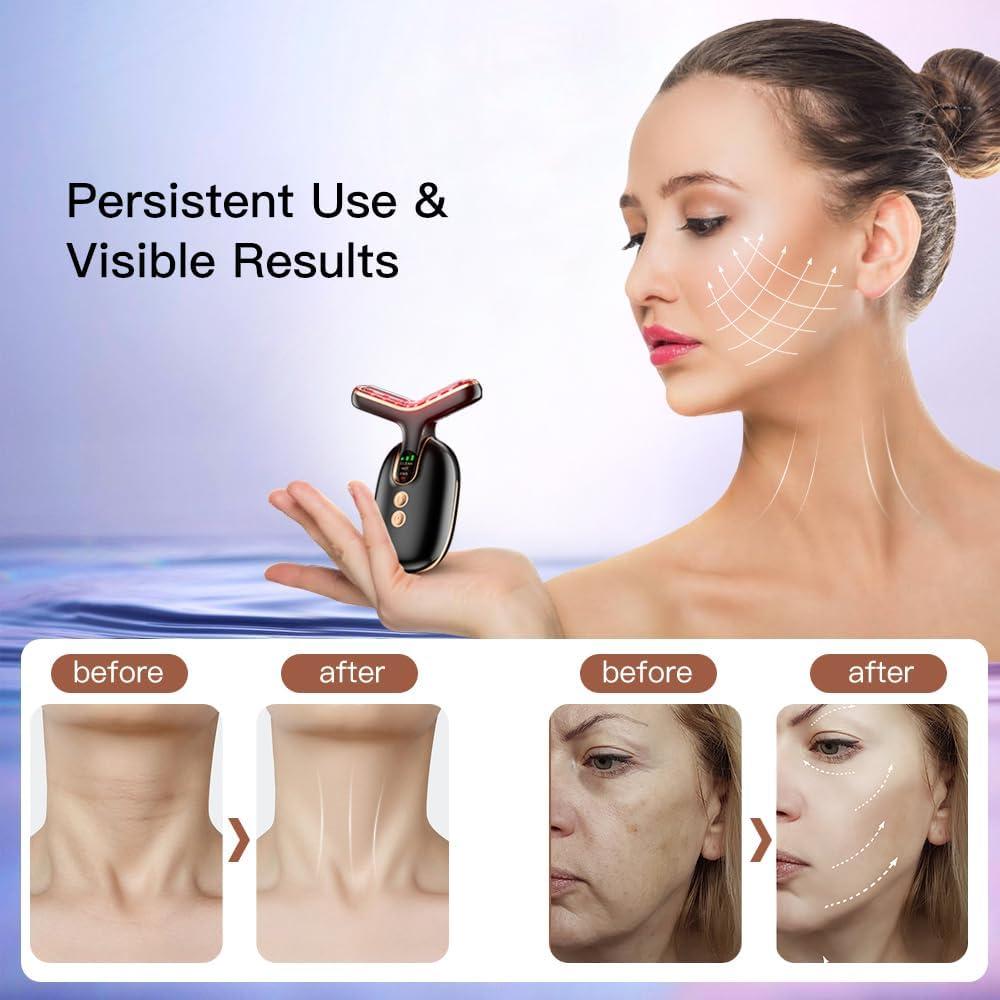 Masajeador Facial NUAKENE 3 Modos 6 en 1 para Cuidado de Piel