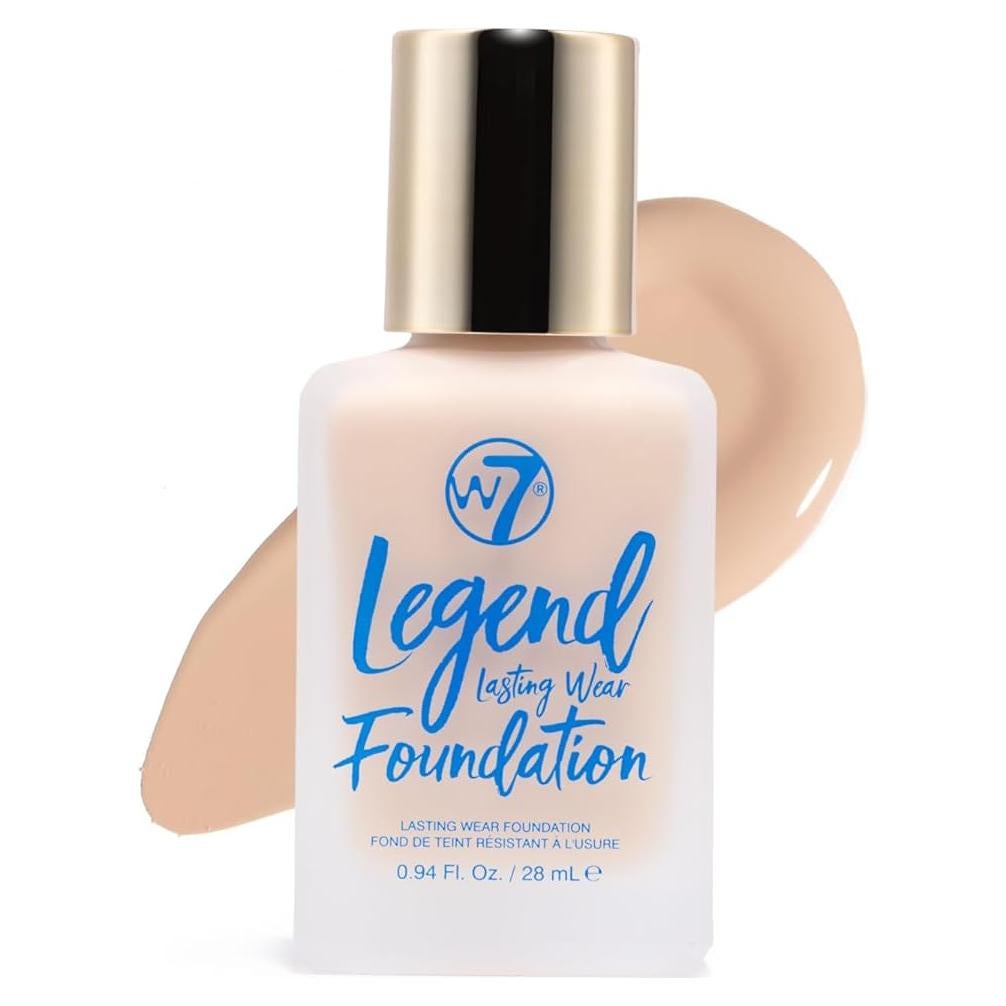 Base Líquida W7 Legend - Acabado Mate 28ml Color Buff