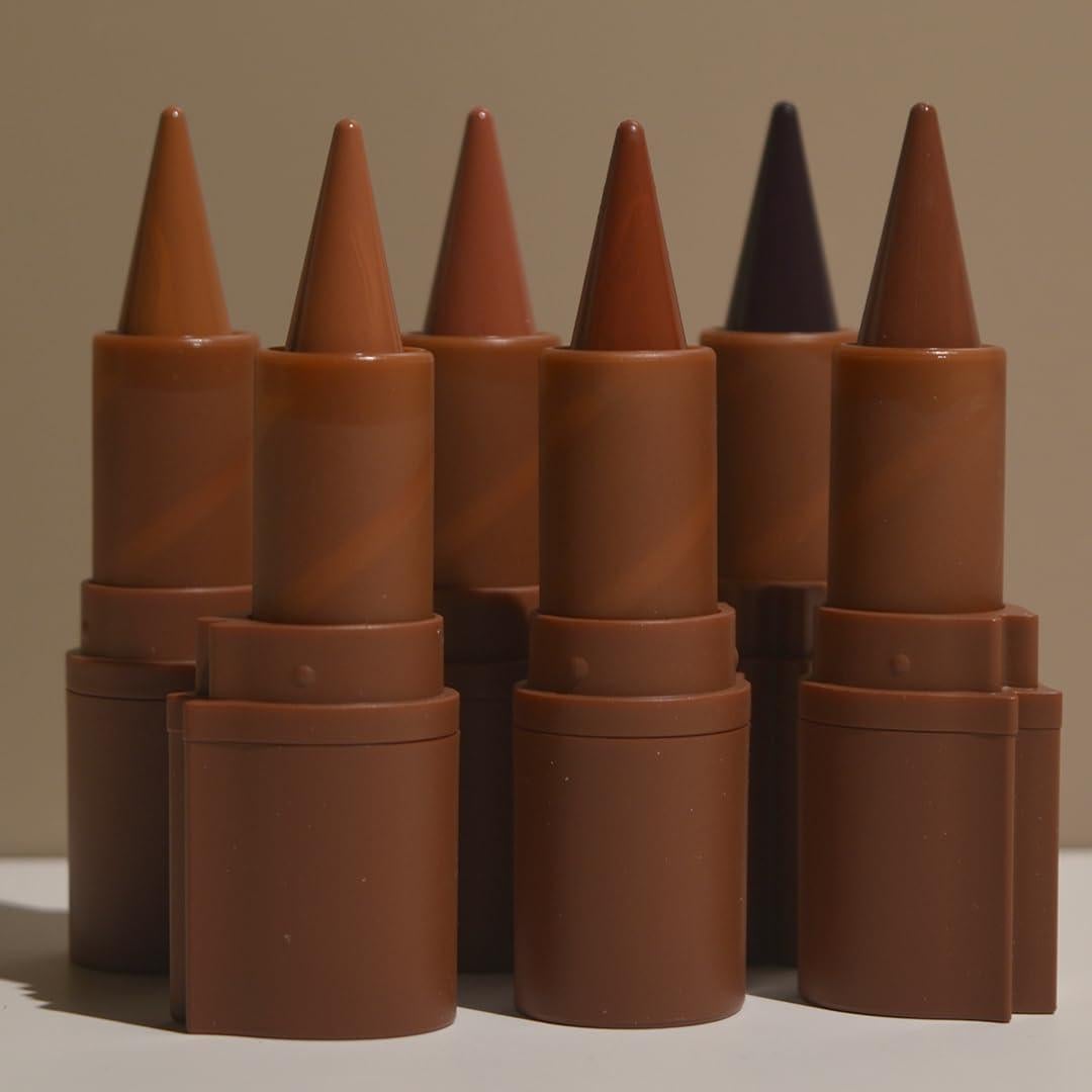 Set Lápiz Labial y Lápiz de Labios 2 en 1 BAISEN DIARY - Tono Té con Leche