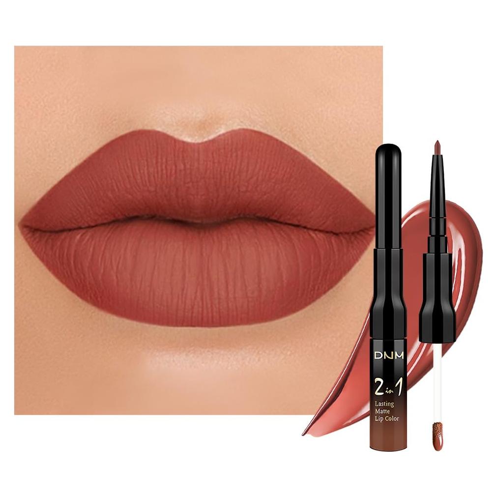 Lápiz Labial Mate evpct 4.14 ml Marrón Rojizo y Tinte de Labios