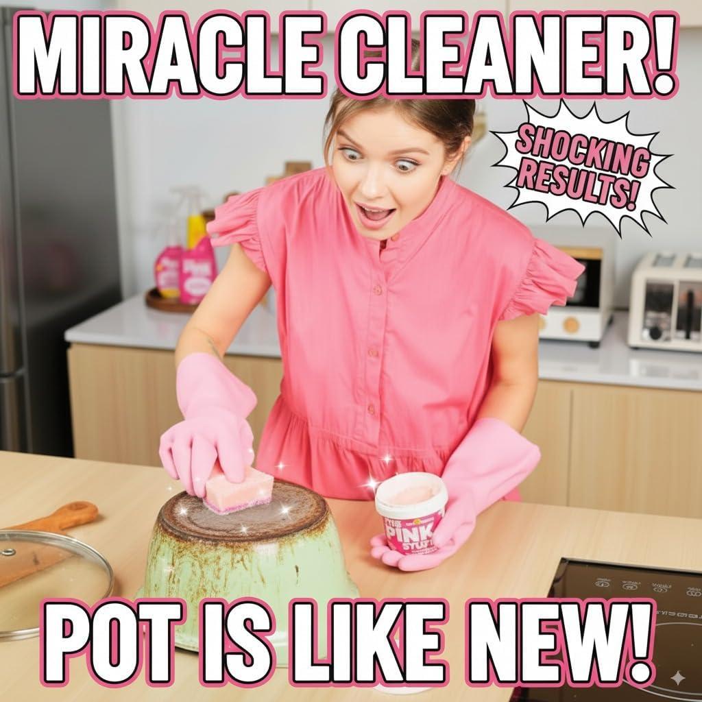 Pasta de Limpieza Multiusos Stardrops 850g - Rosa