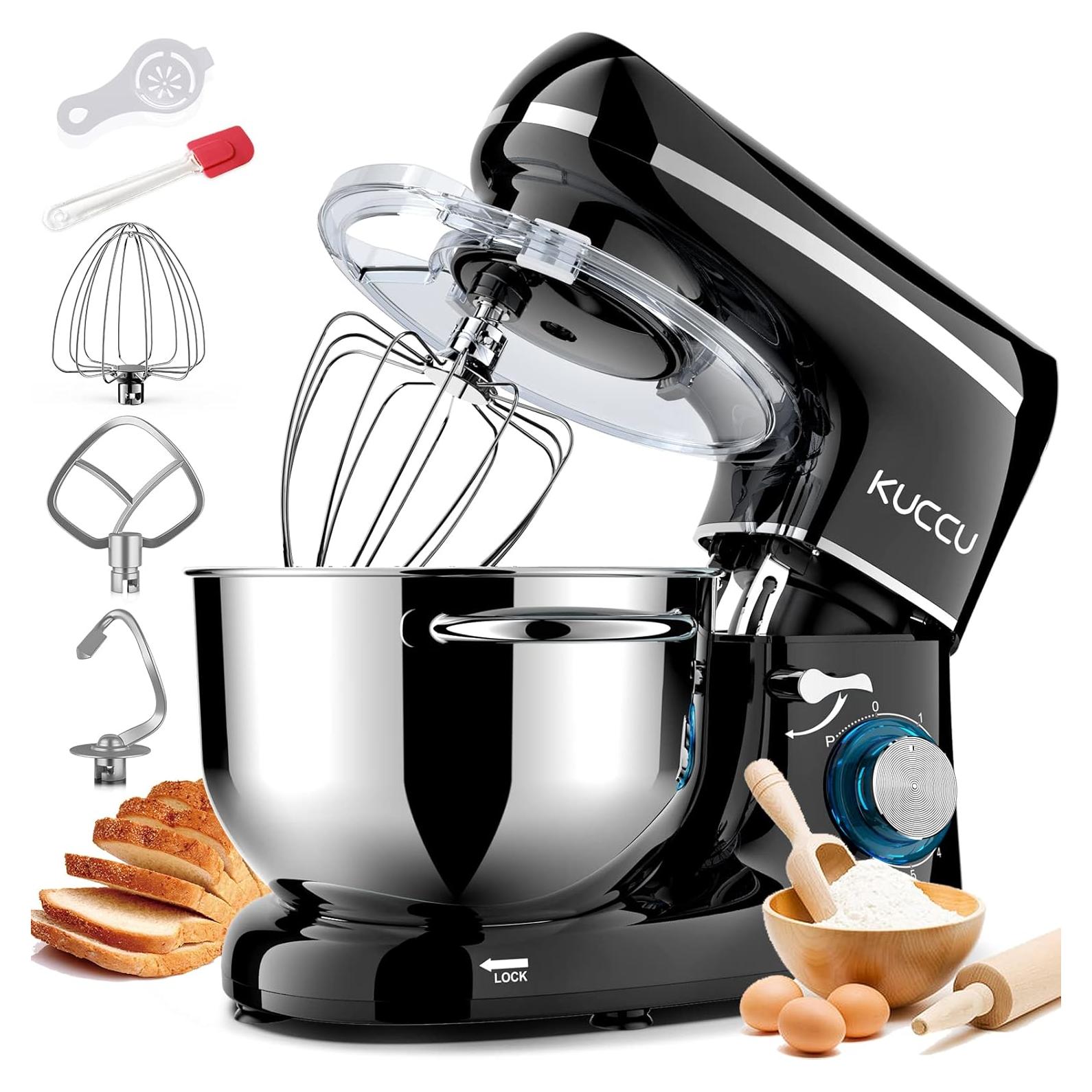 Batidora de pie eléctrica KUCCU SM1504X 6.5L 660W negra