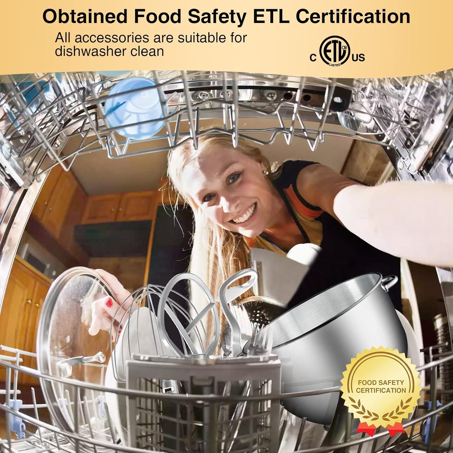 Batidora de pie eléctrica KUCCU SM1504X 6.5L 660W negra