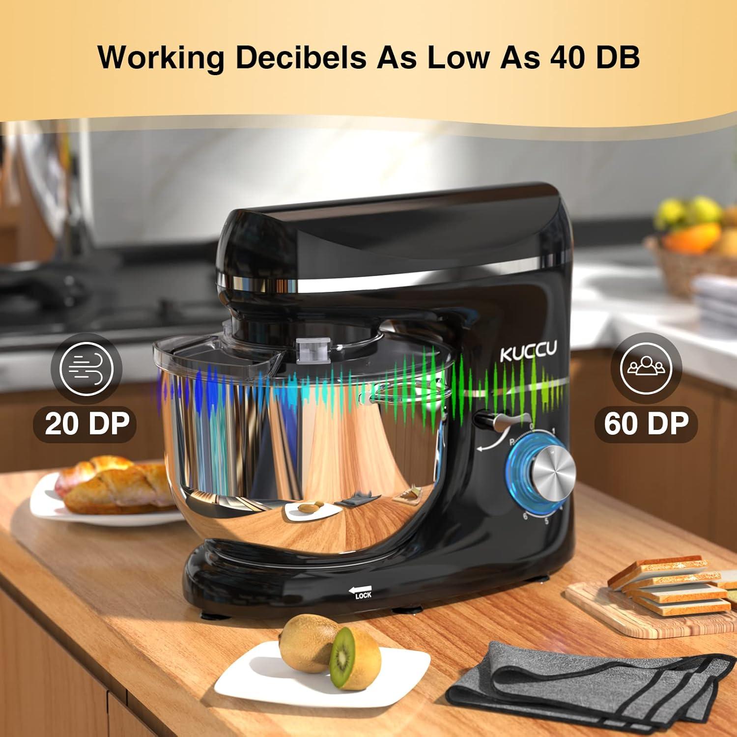 Batidora de pie eléctrica KUCCU SM1504X 6.5L 660W negra