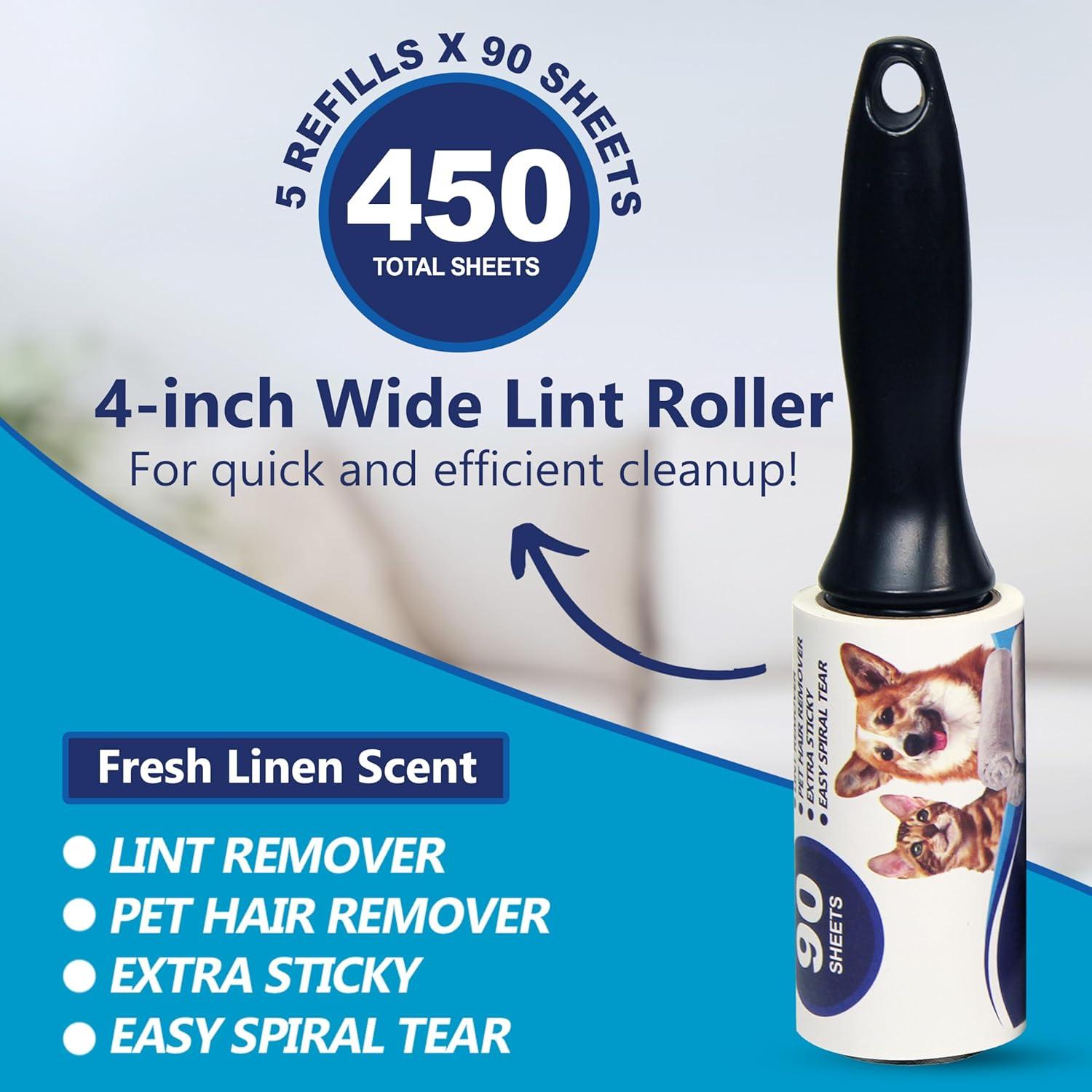 Rodillo de Pelusa Air Jungles 450 Hojas Extra Pegajoso