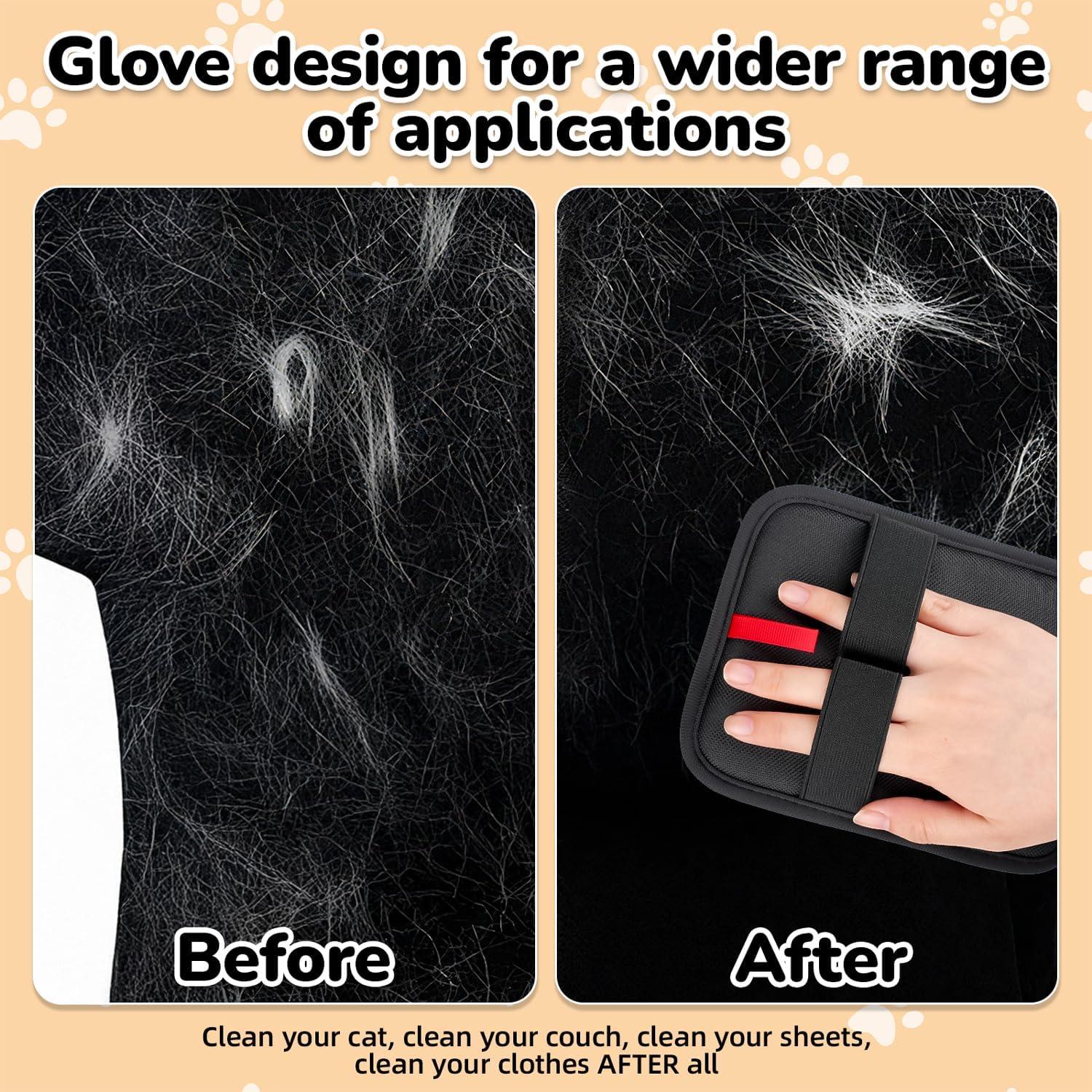 Guantes Electroestáticos DWJDWJ para Eliminar Pelo de Mascotas