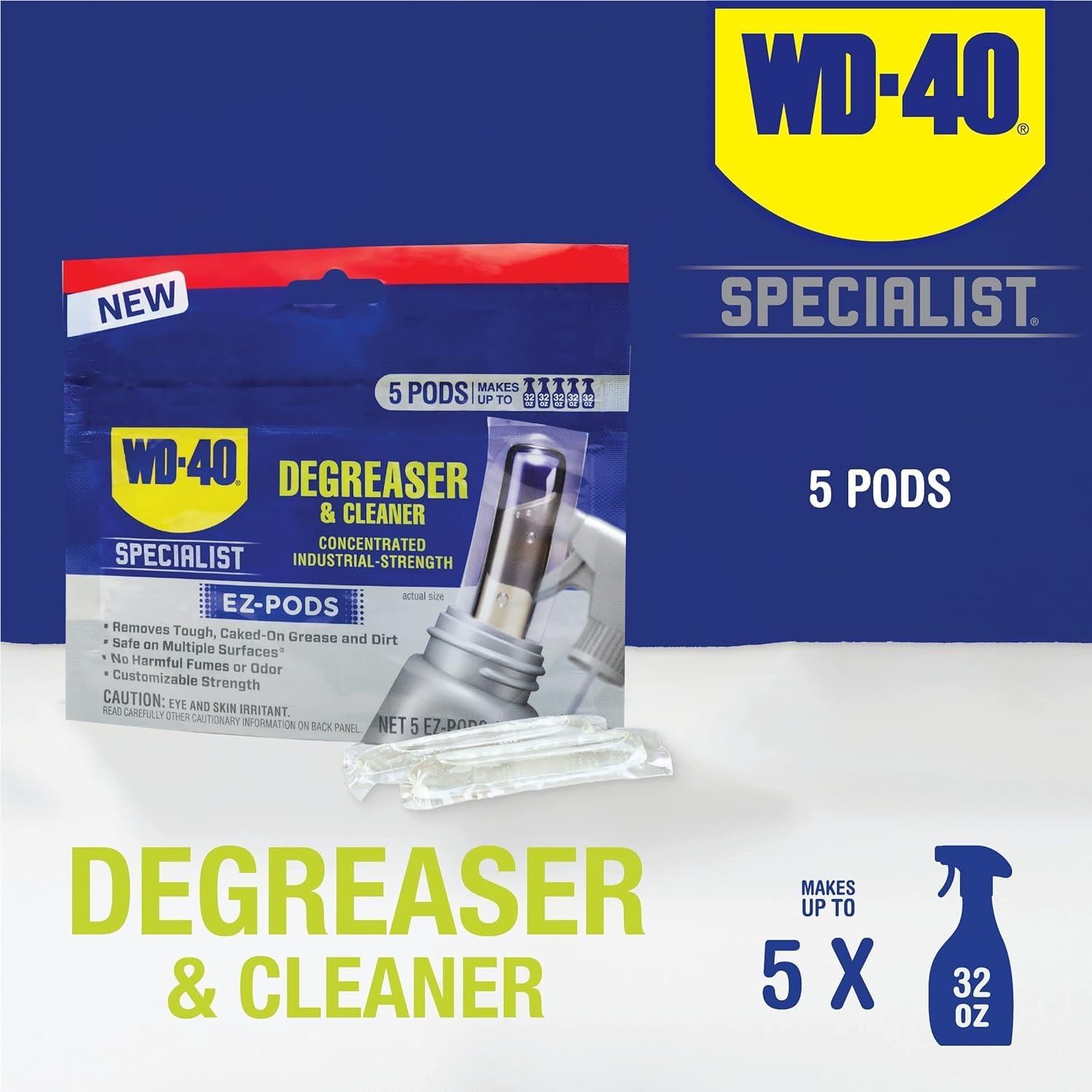 Desengrasante y Limpiador Multi-Superficie WD-40 EZ-PODS 5 Unidades