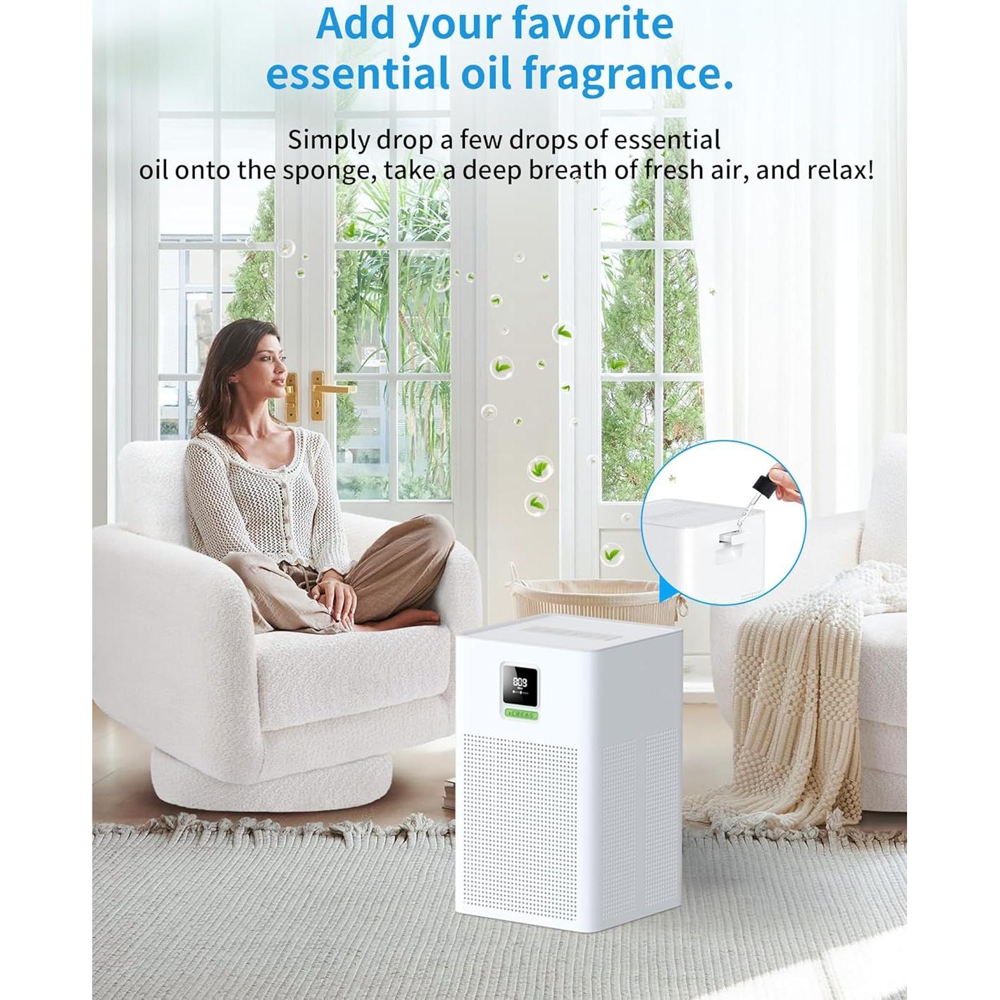 Purificador de Aire Inteligente xCREAS Brivo300s 180 m²/h