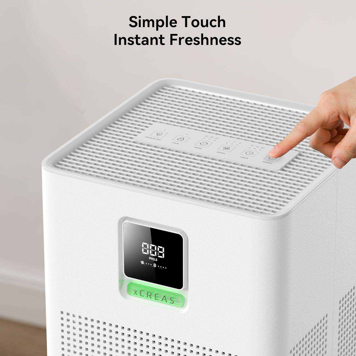 Purificador de aire HEPA 13 xCREAS Brivo300 para 180 m²