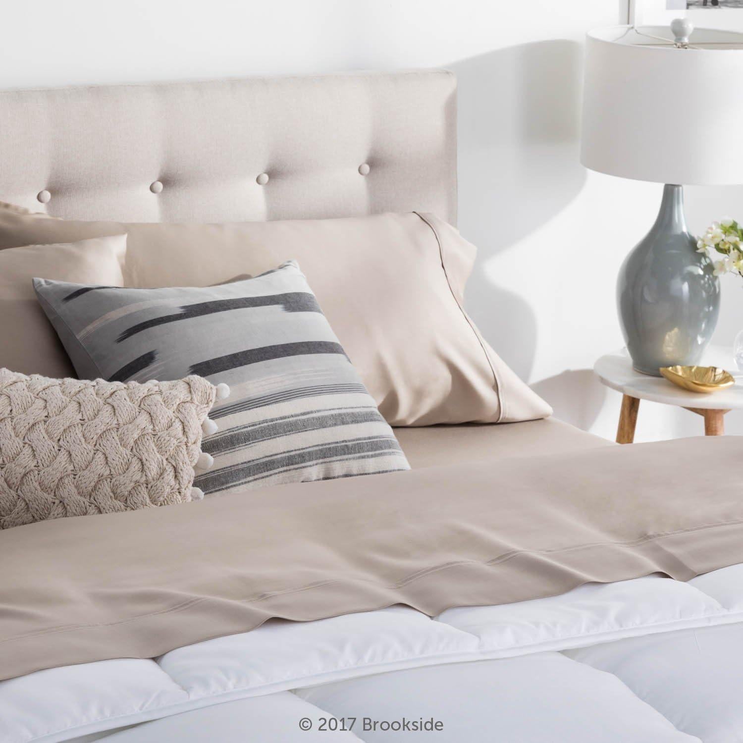 Juego de Sábanas Brookside Tencel Individual Arenisca 3 Piezas