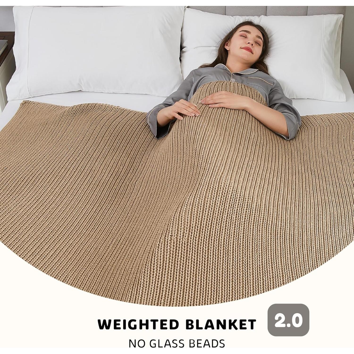 Manta Pesada Tejida L'AGRATY 122x183cm 5.4kg Transpirable