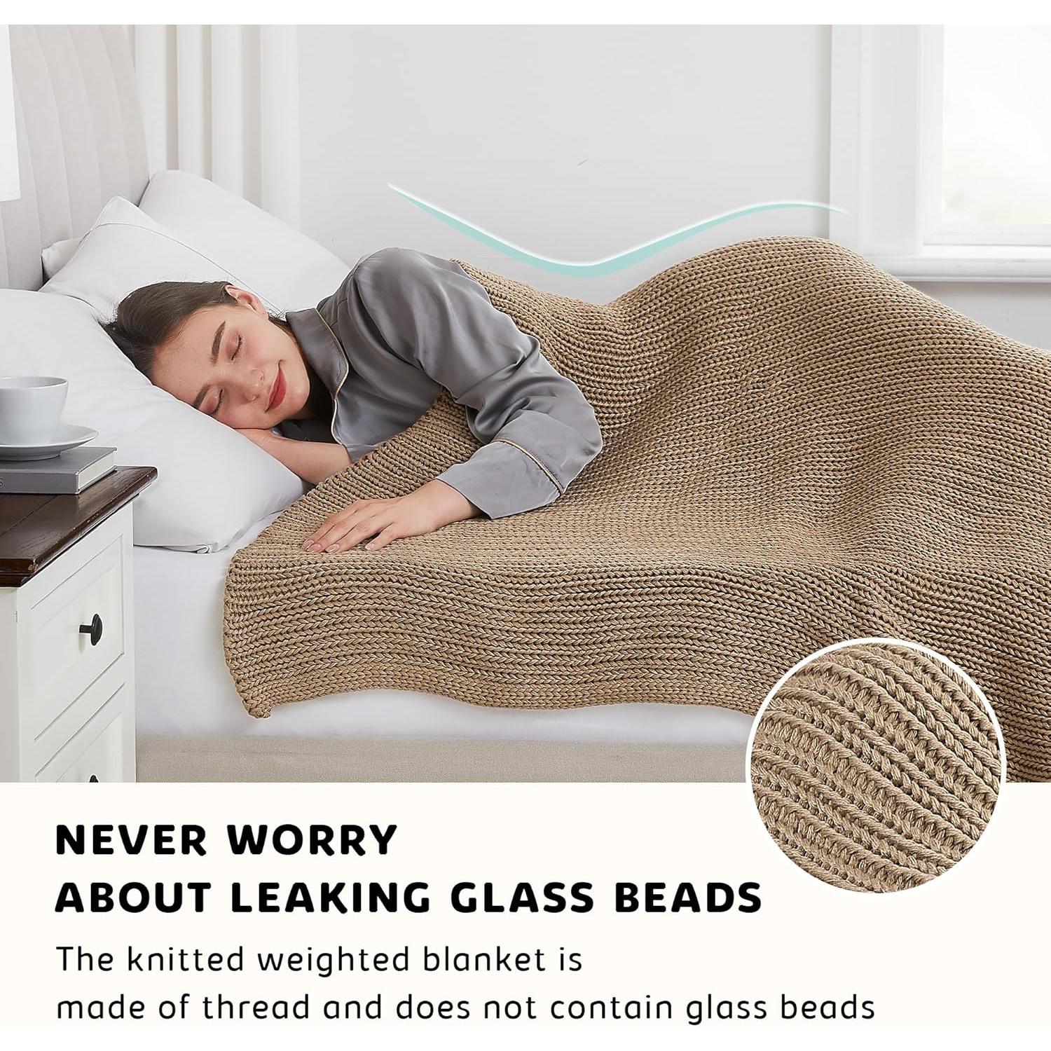 Manta Pesada Tejida L'AGRATY 122x183cm 5.4kg Transpirable