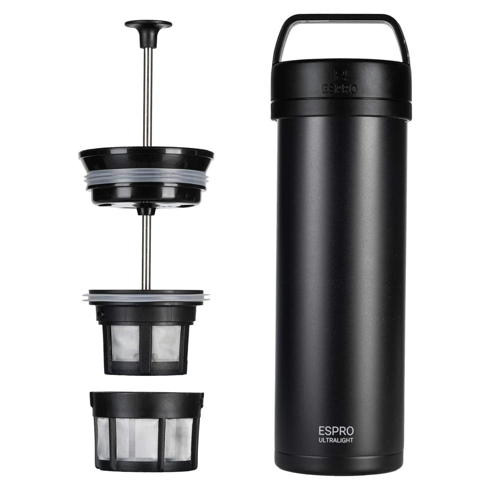 Prensa Francesa de Viaje ESPRO P0, Acero Inoxidable 0.47L