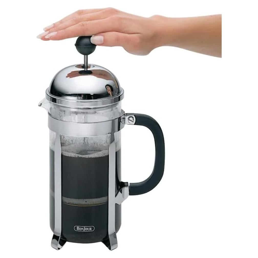 Prensa Francesa BonJour 3 Tazas Acero Inoxidable 0.37L