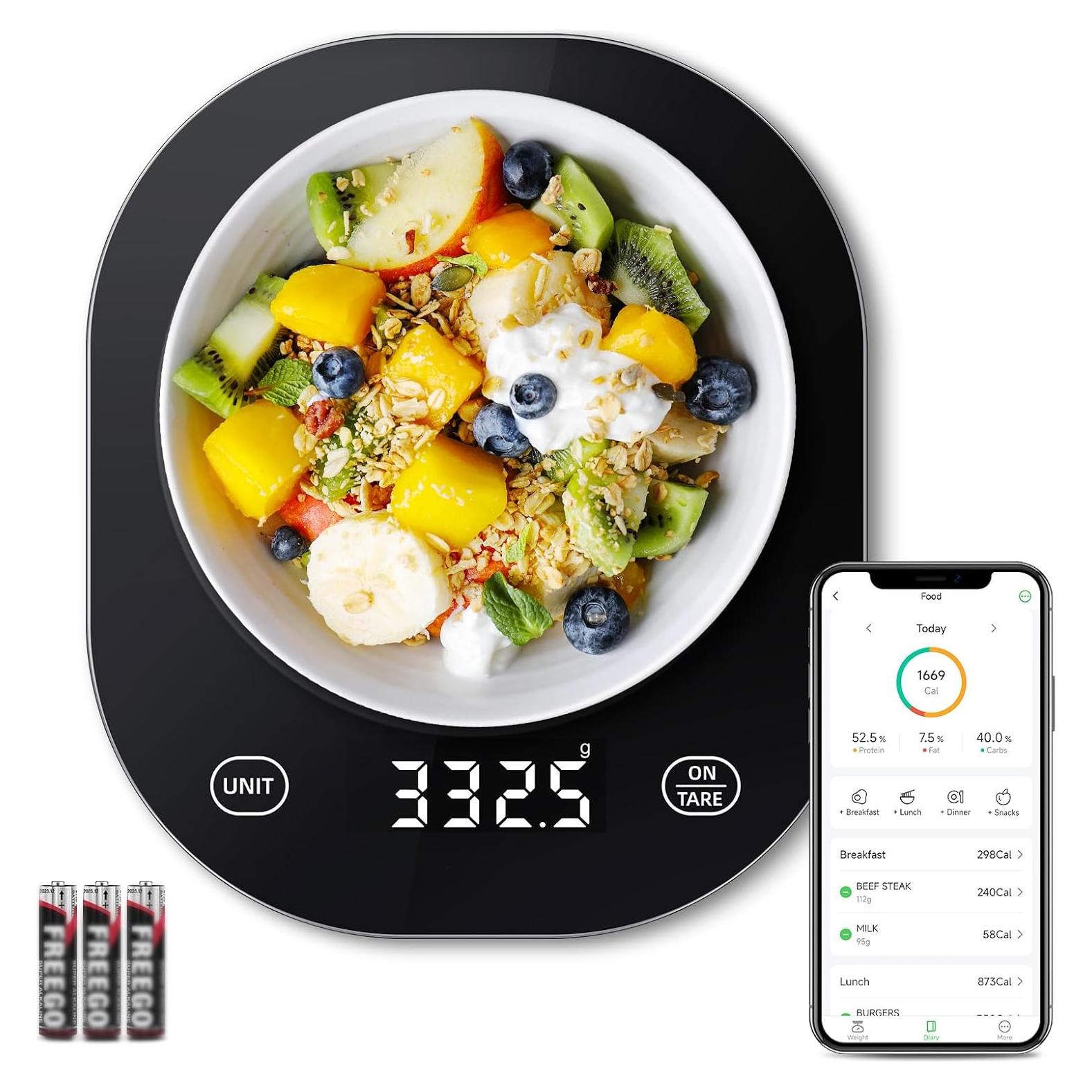 Báscula de Cocina Digital Arboleaf CK10G 10kg con App