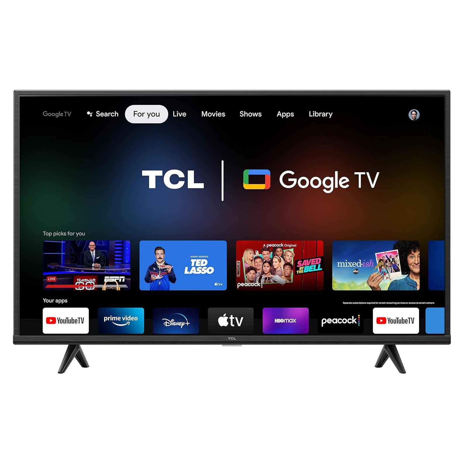 TCL 43" 4K UHD HDR Smart TV Google - Modelo 43S446 2022