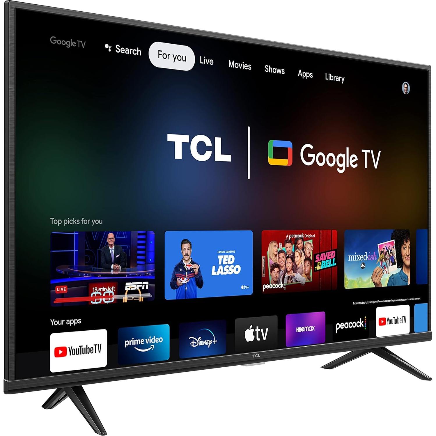 TCL 43" 4K UHD HDR Smart TV Google - Modelo 43S446 2022