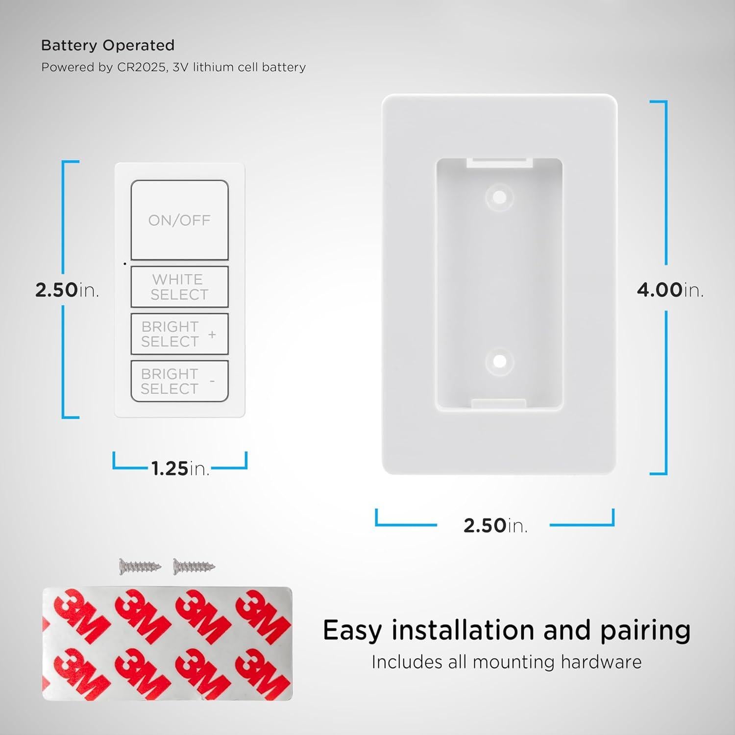Control Remoto Inalámbrico Enbrighten 81795 para Iluminación