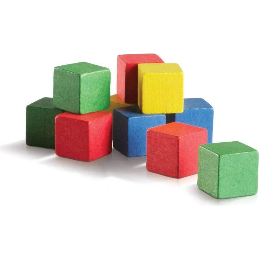 Bloques de Madera Hand2Mind - Cubos de Conteo 100 Piezas 2.54 cm