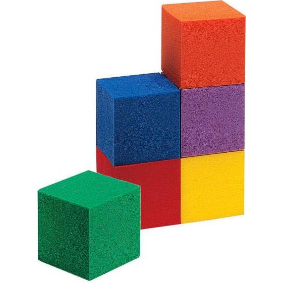 Bloques de Madera Hand2Mind - Cubos de Conteo 100 Piezas 2.54 cm