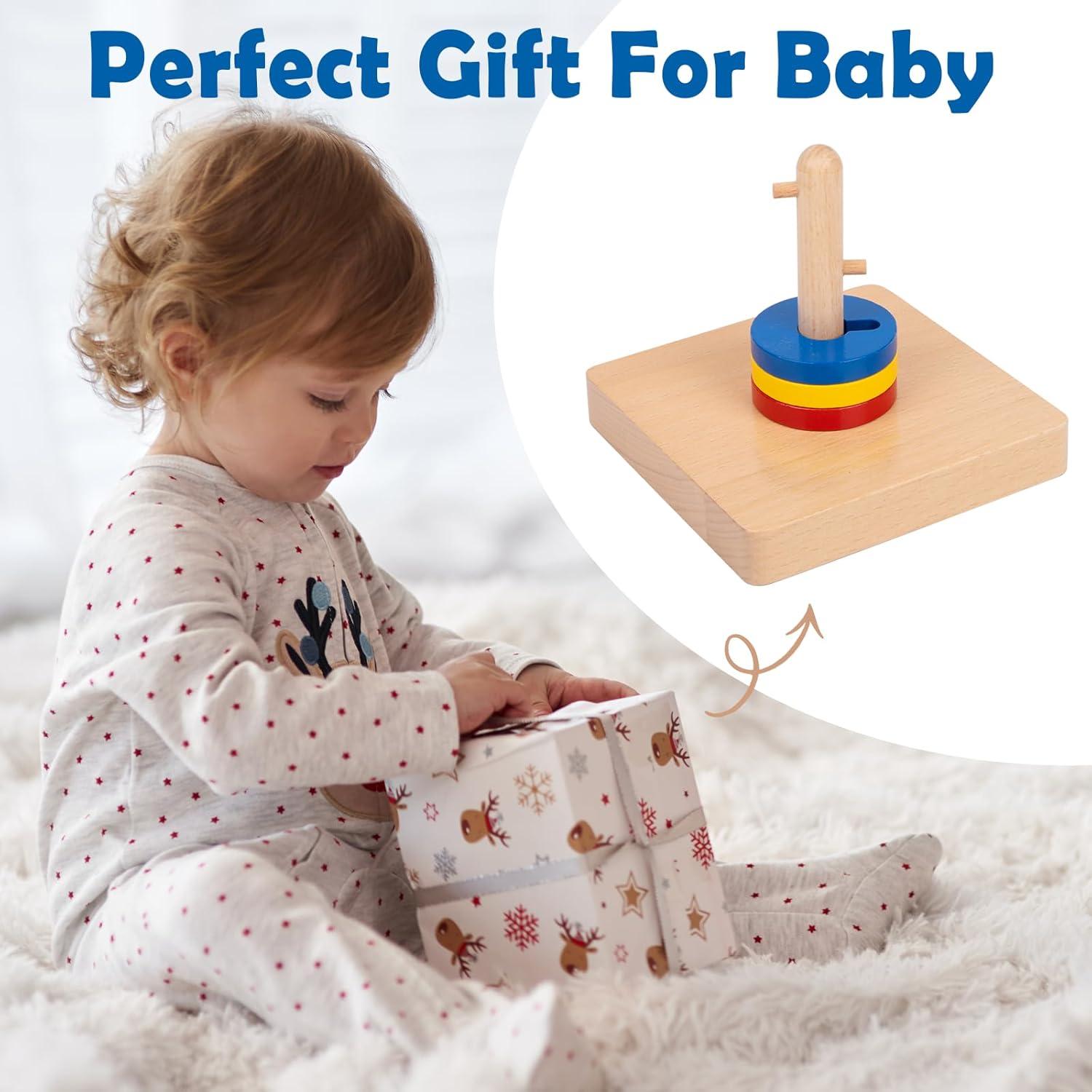 Juguete de Madera Adena Montessori para Clasificar y Girar