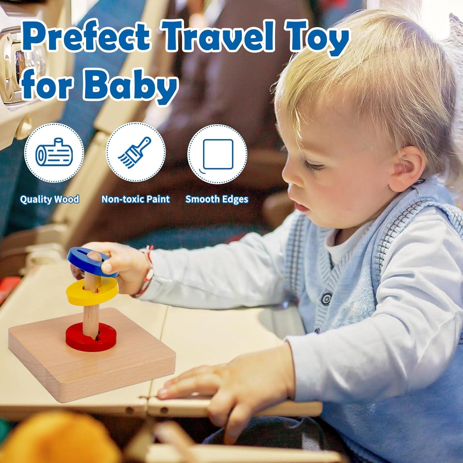 Juguete de Madera Adena Montessori para Clasificar y Girar