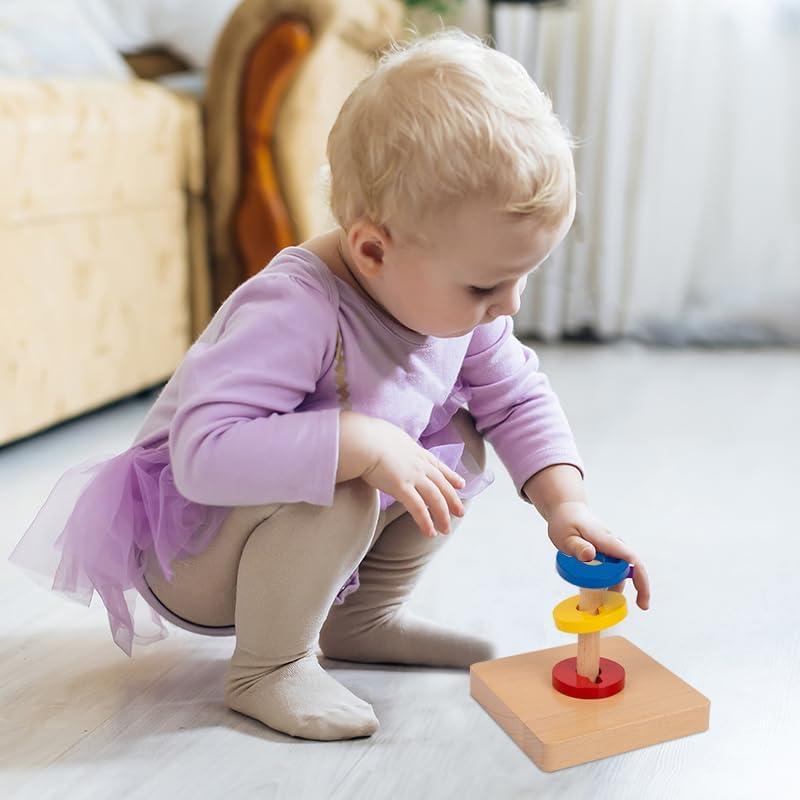 Juguete de Madera Adena Montessori para Clasificar y Girar