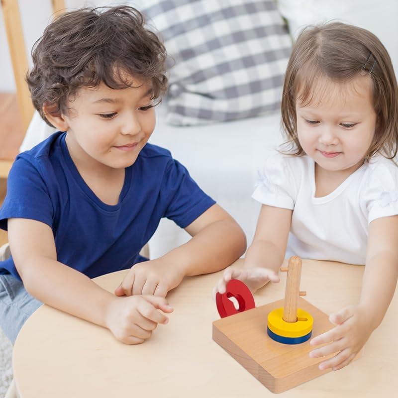Juguete de Madera Adena Montessori para Clasificar y Girar