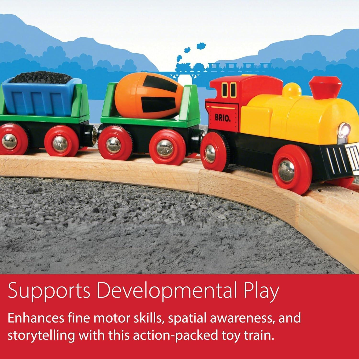 Tren de Acción Motorizado BRIO World - Set Eléctrico para Niños