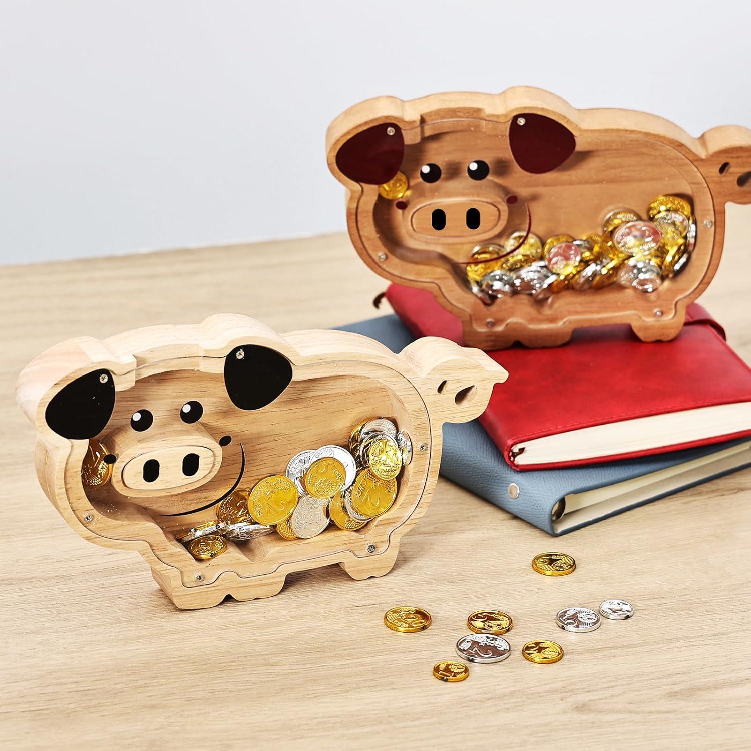 Hucha de Madera Irrompible SproutBuddies 24.1 cm para Niños