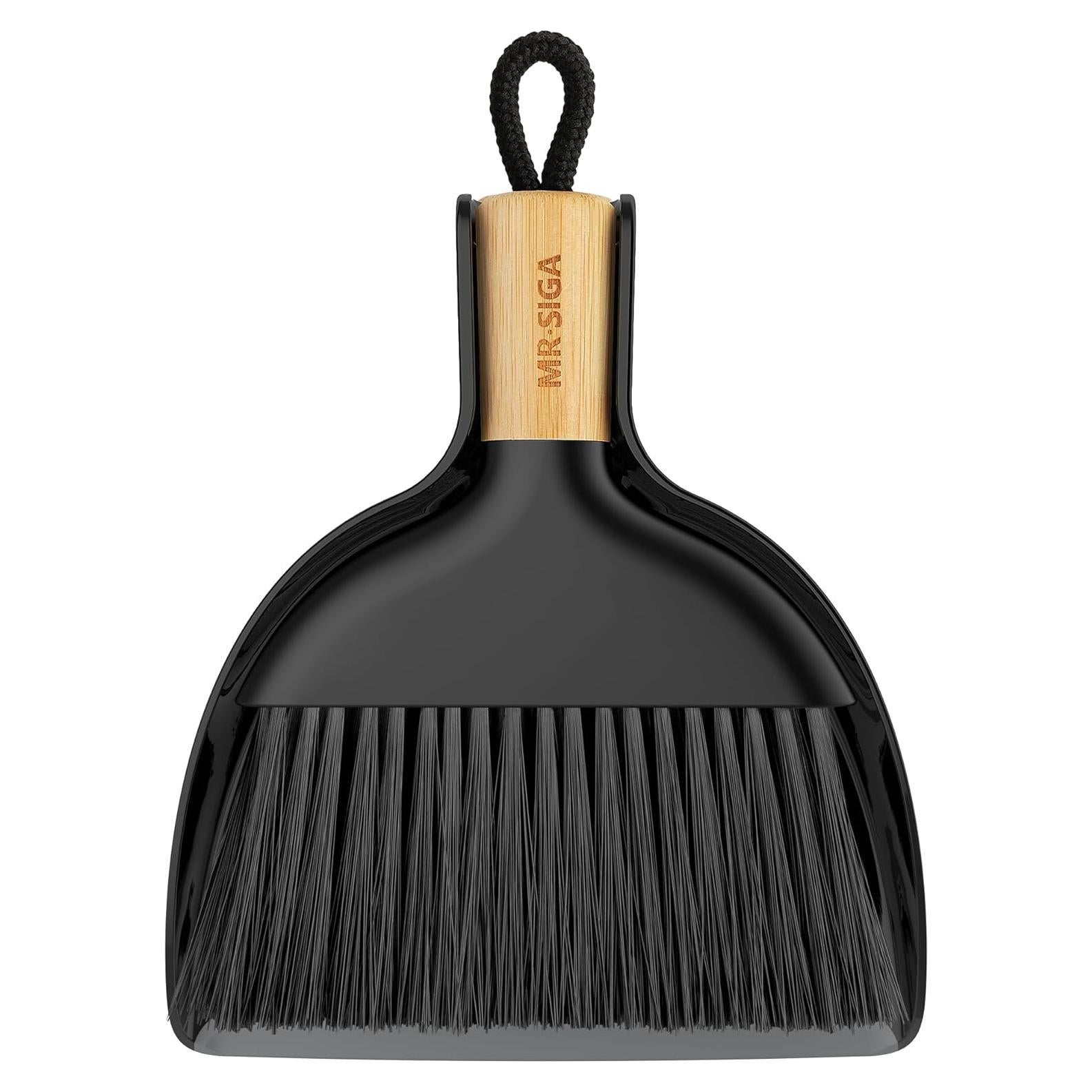 Conjunto Mini Recogedor y Cepillo MR.SIGA, Mango de Bambú