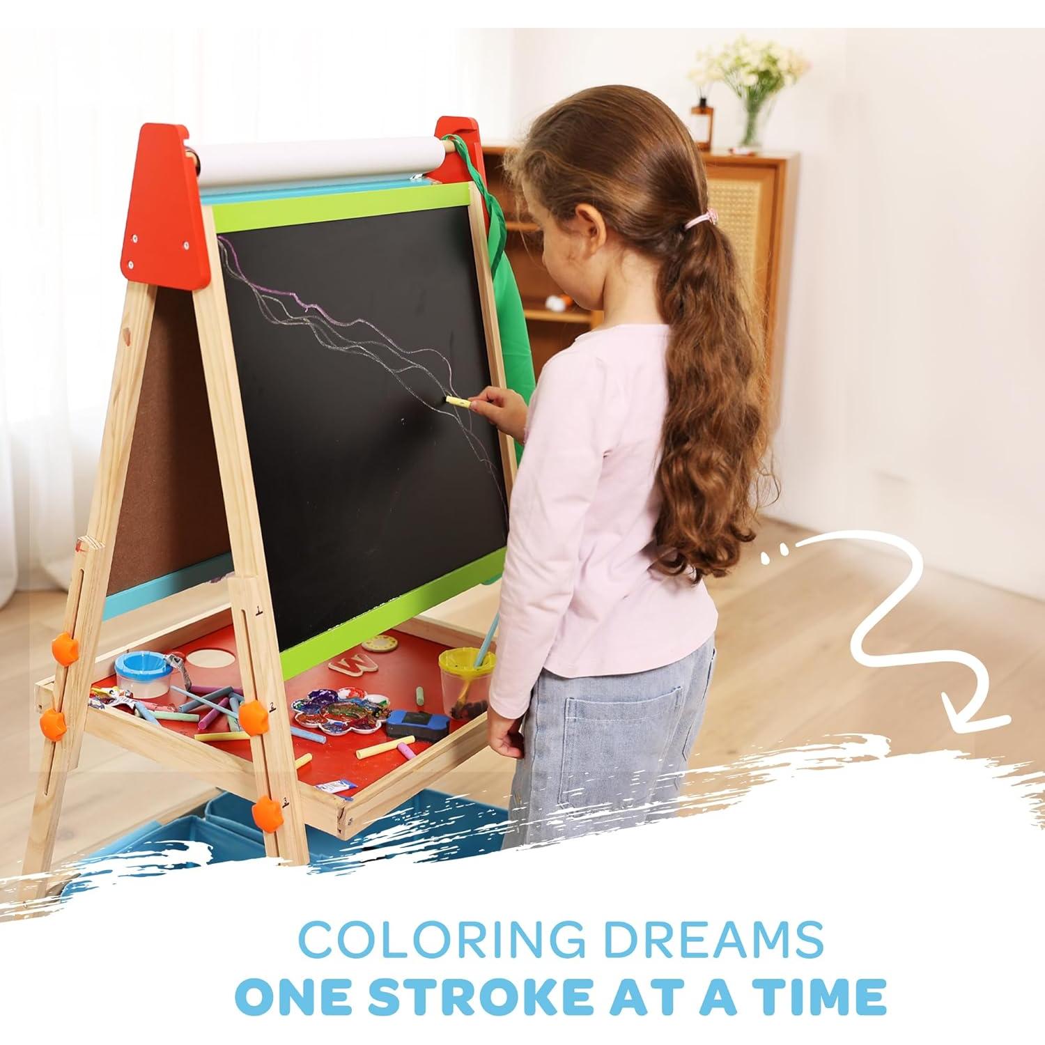 Caballete de Arte Ajustable BPMFKID J23B05 para Niños