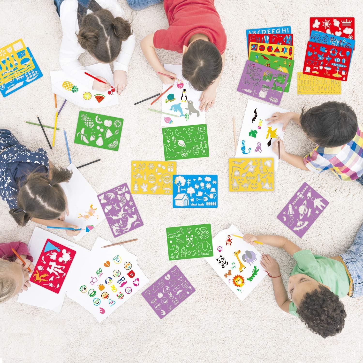 Set de Plantillas de Dibujo CZONG 21 Piezas para Niños