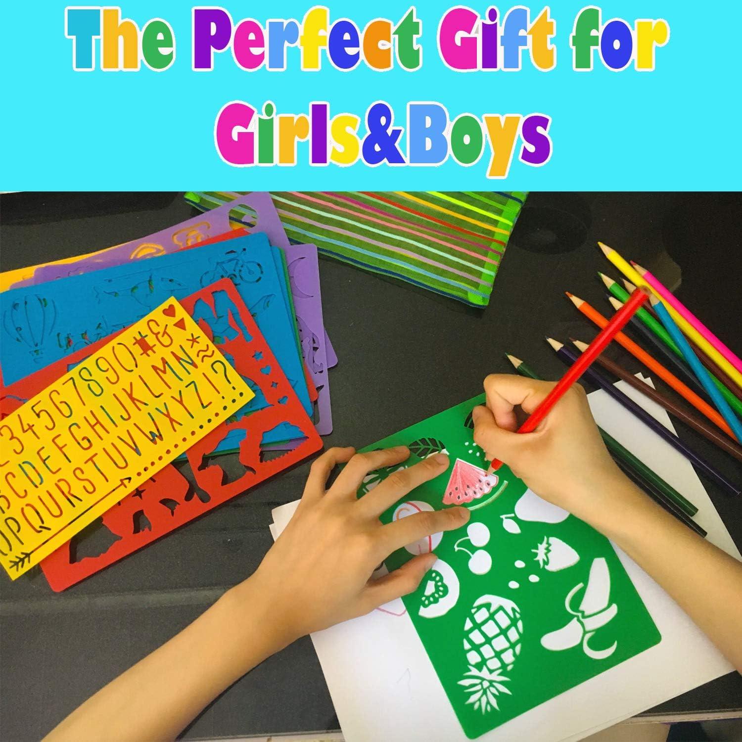 Set de Plantillas de Dibujo CZONG 21 Piezas para Niños