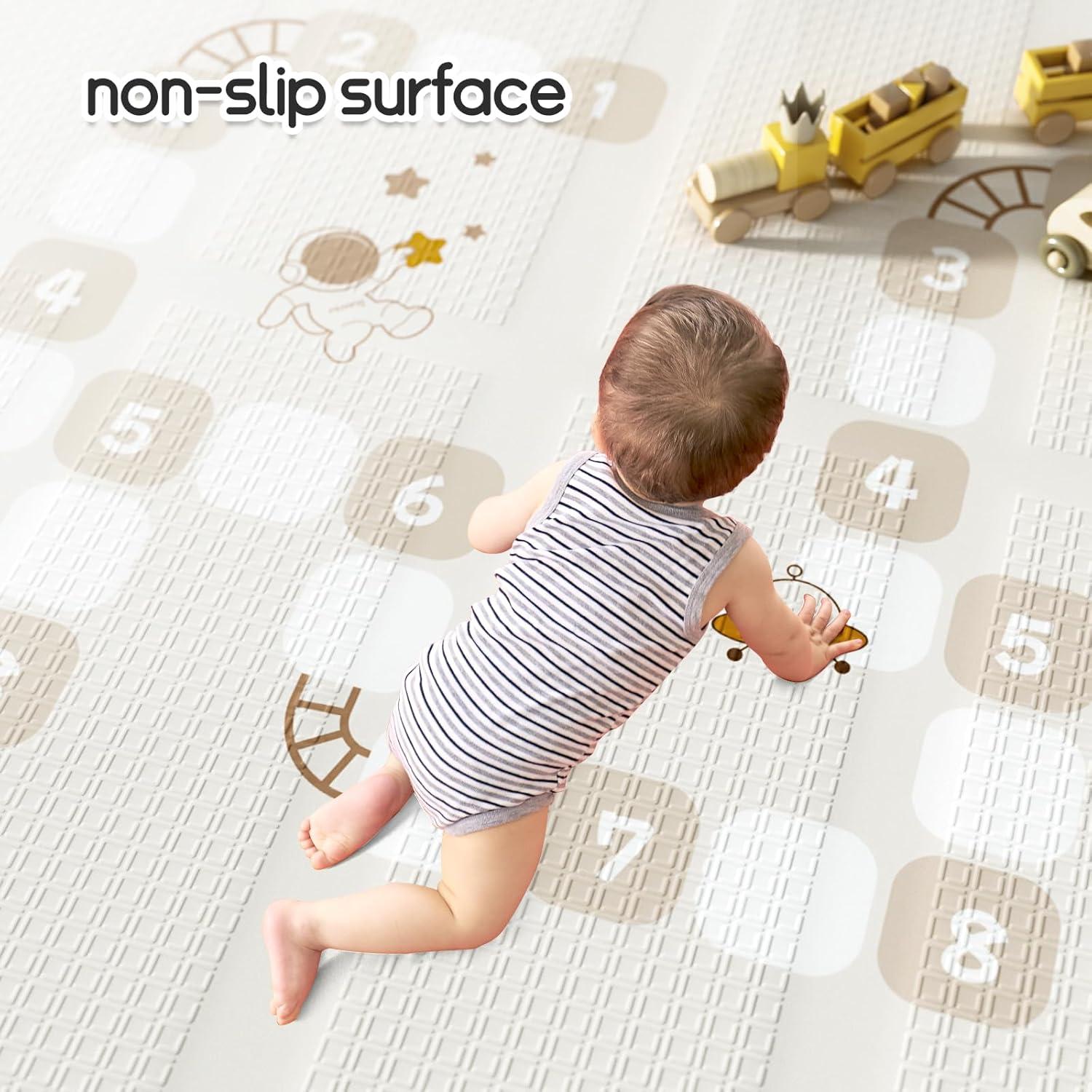 Alfombra de Juego Mloong 180x150 cm Impermeable y Plegable