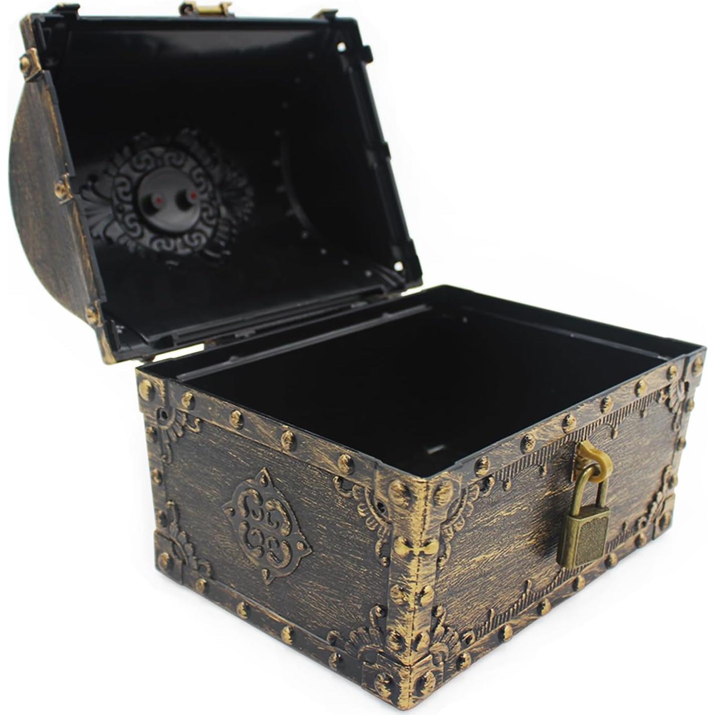 Cofre del Tesoro Infantil Pemalin - Caja Decorativa 12.2x13.2cm