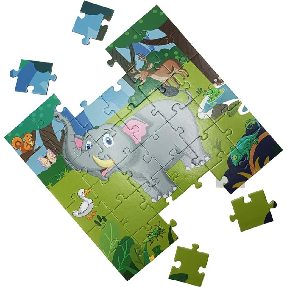 Rompecabezas de Suelo Elefante 36 Piezas Spacemor para Niños