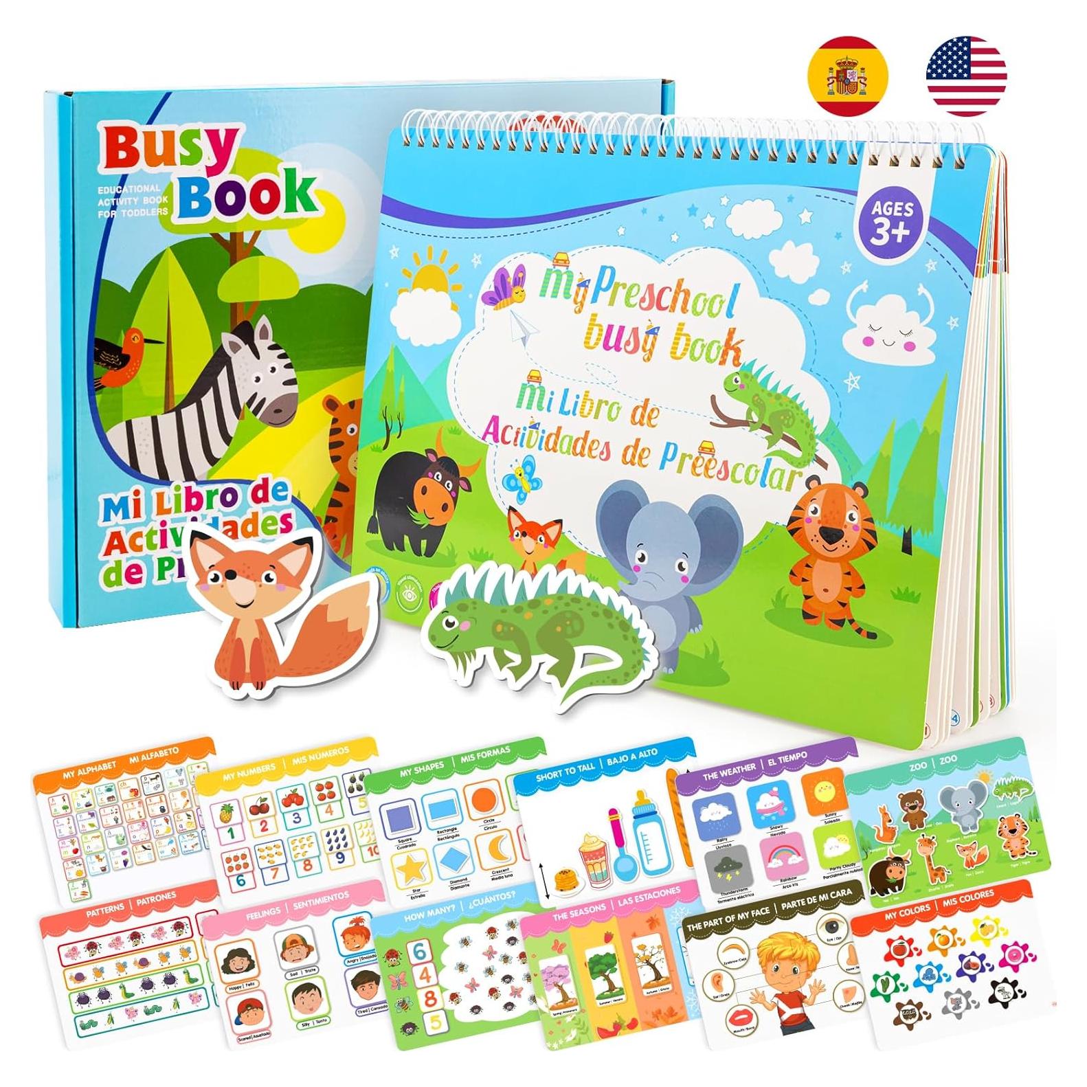 Libro de Actividades Bilingüe Ayyomo para Niños 3-5 Años