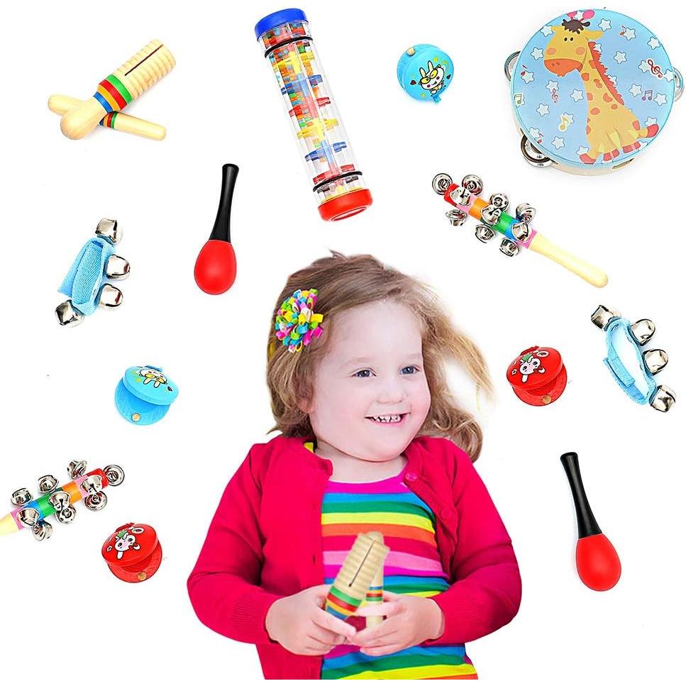Juego de Instrumentos Musicales Musfunny para Niños 12 Piezas