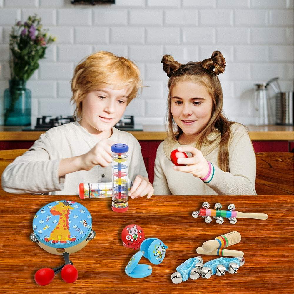 Juego de Instrumentos Musicales Musfunny para Niños 12 Piezas