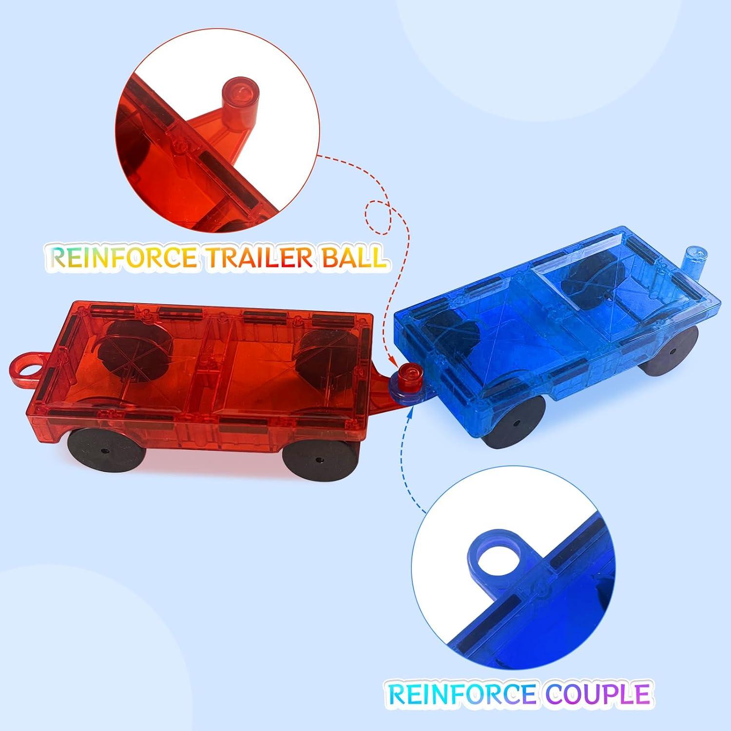 Juego de Construcción de Coches Magnéticos BOLORBT 2 Piezas