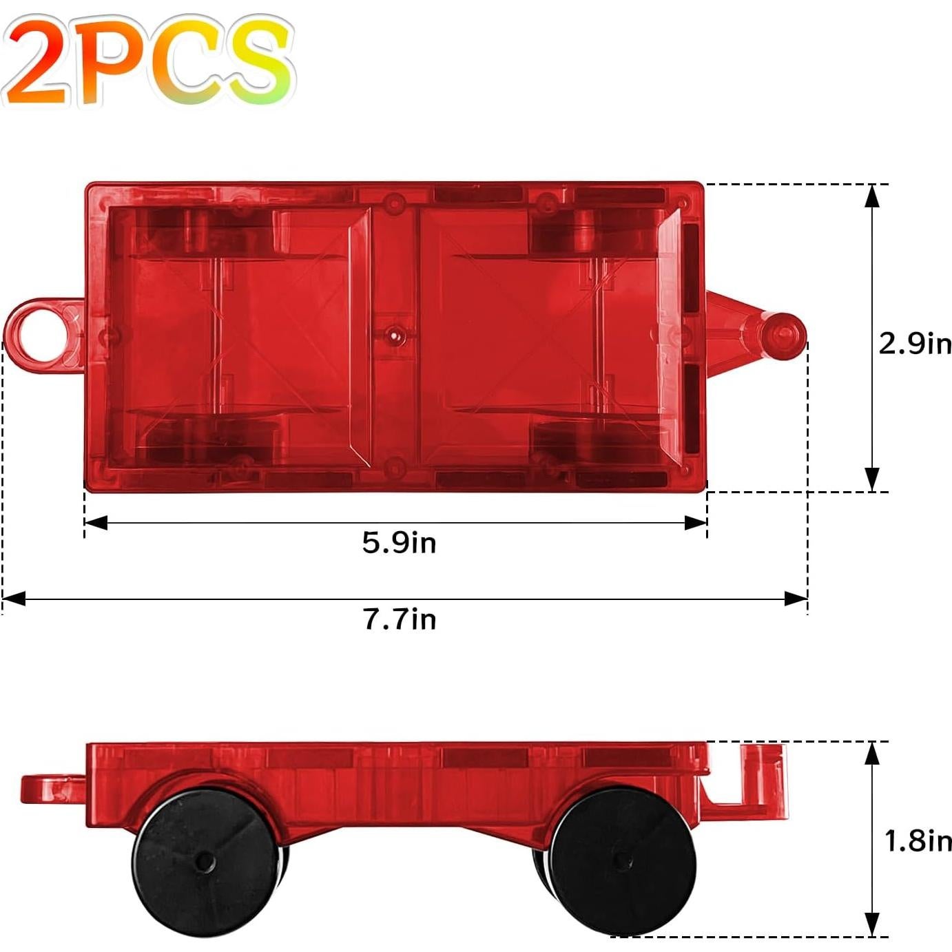 Juego de Construcción de Coches Magnéticos BOLORBT 2 Piezas