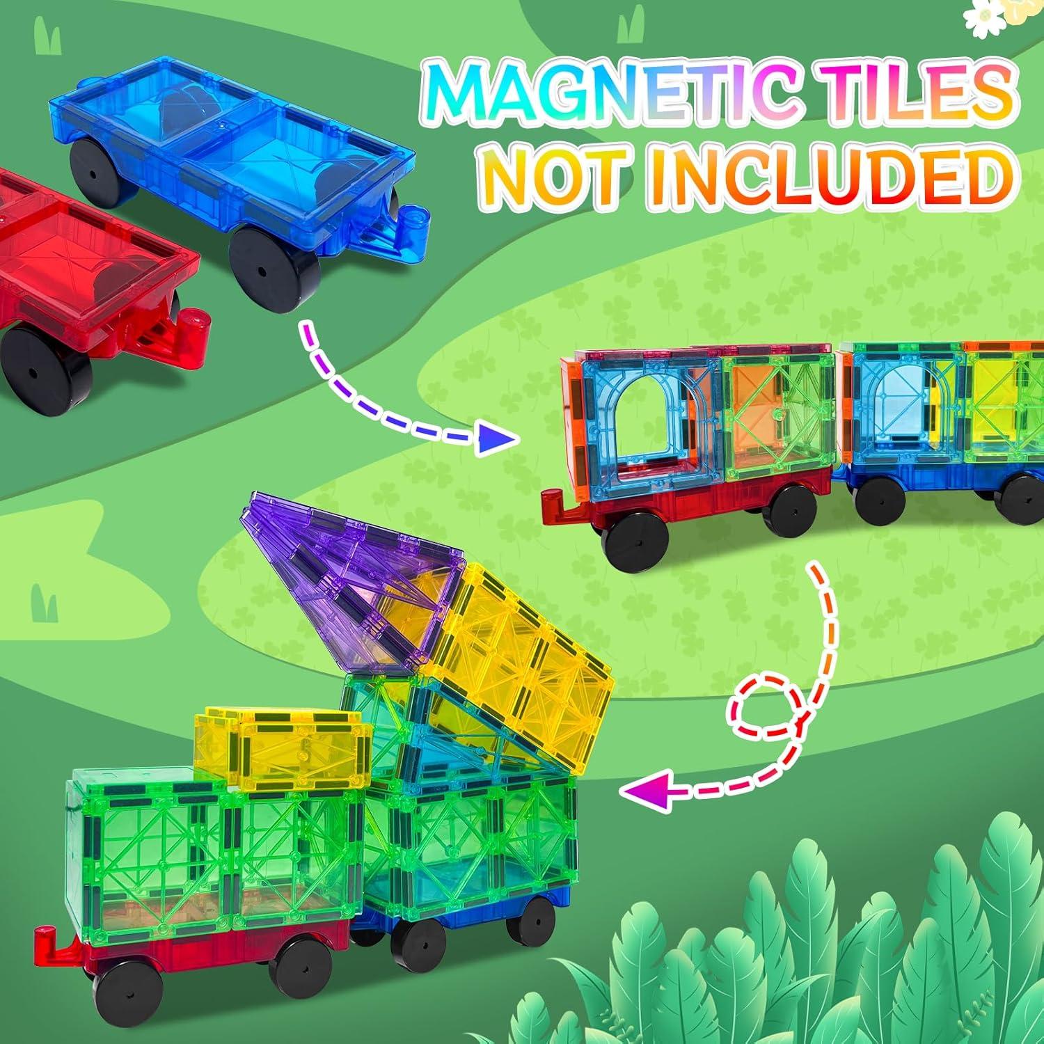 Juego de Construcción de Coches Magnéticos BOLORBT 2 Piezas