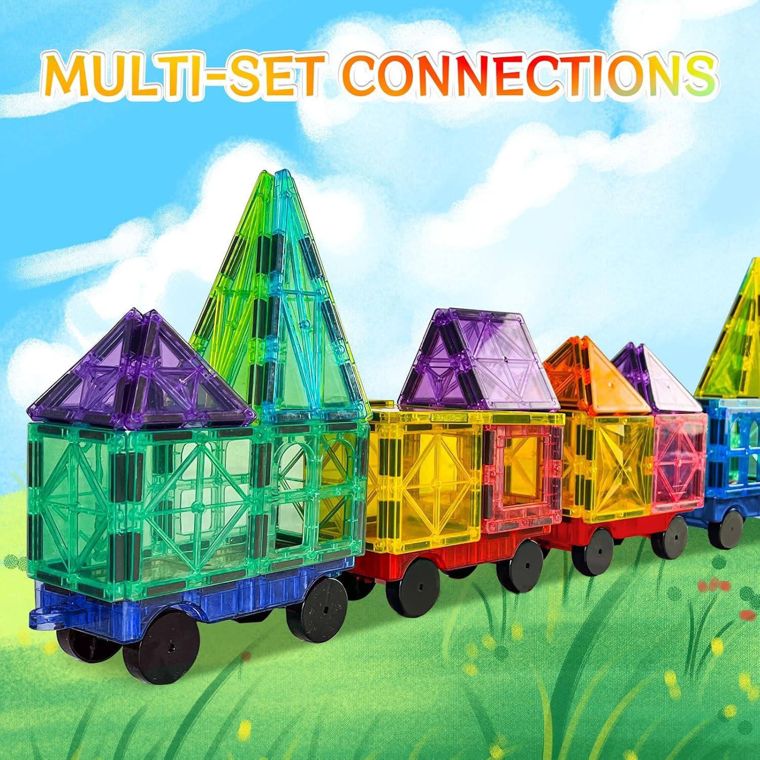 Juego de Construcción de Coches Magnéticos BOLORBT 2 Piezas