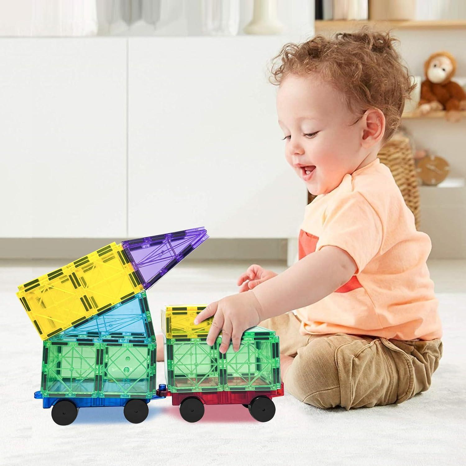 Juego de Construcción de Coches Magnéticos BOLORBT 2 Piezas