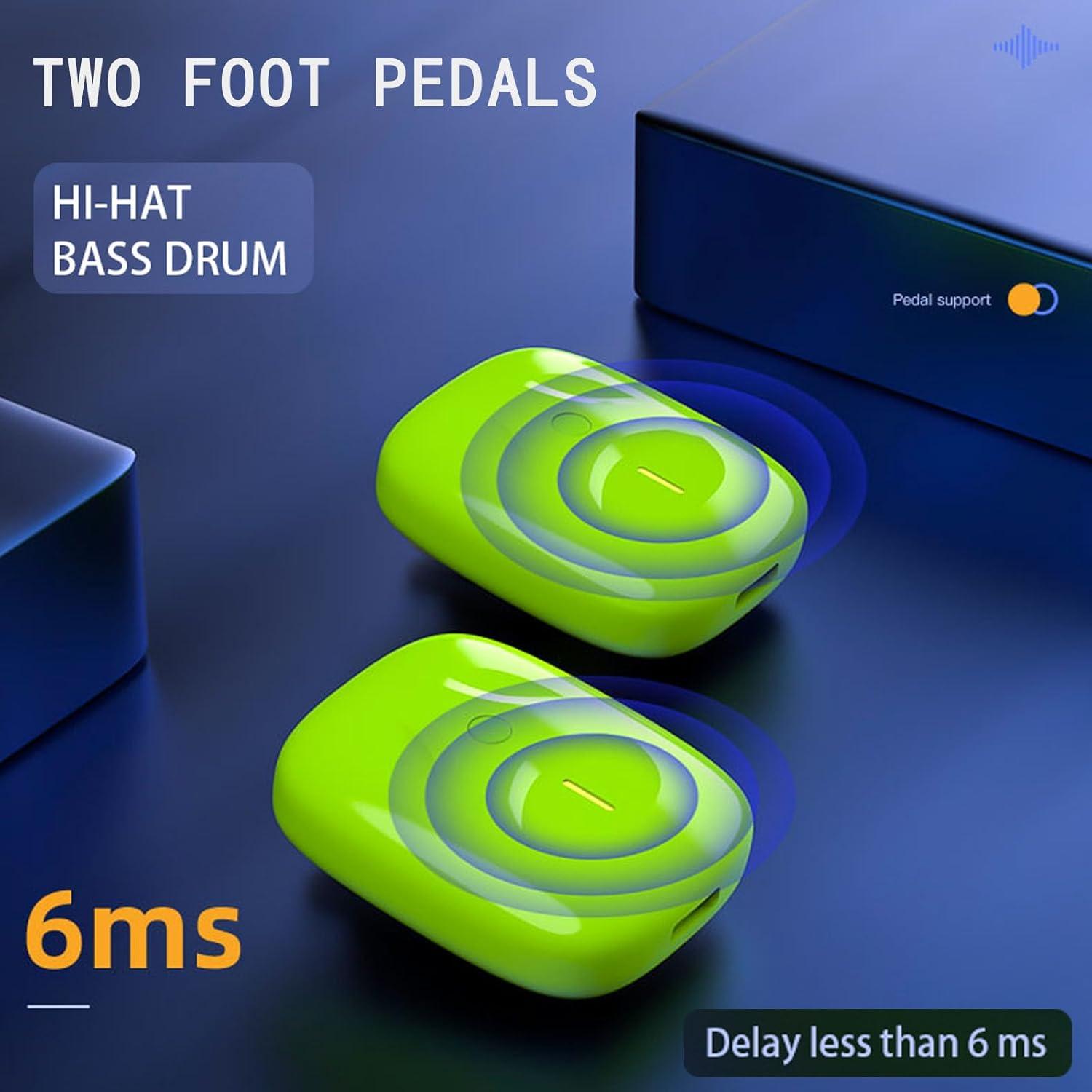 Batería Electrónica Virtual Genérico con Bluetooth y 8 Sonidos