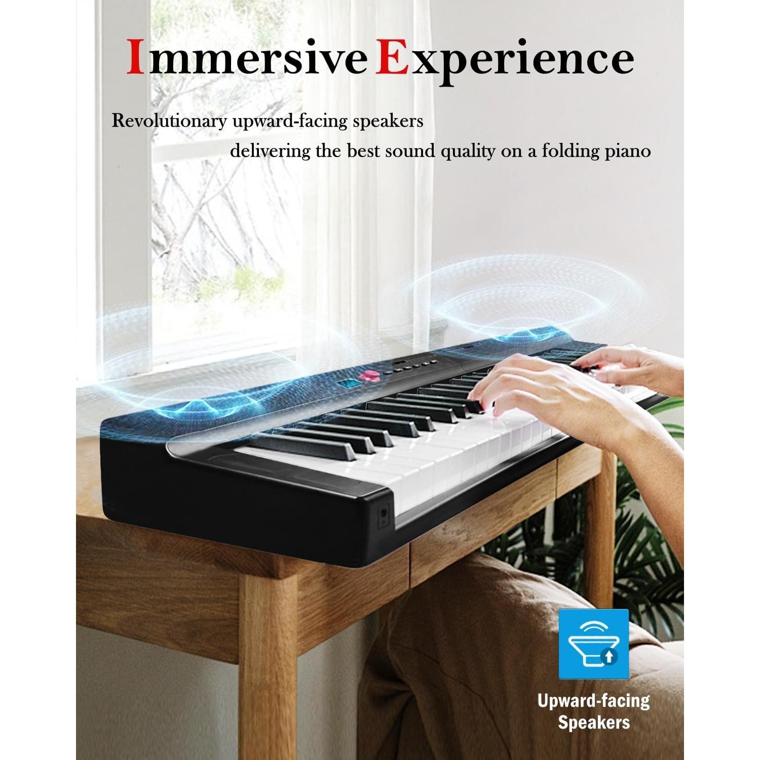 Teclado Plegable Longeye FOLD PRO 2 88 Teclas Semi Ponderadas