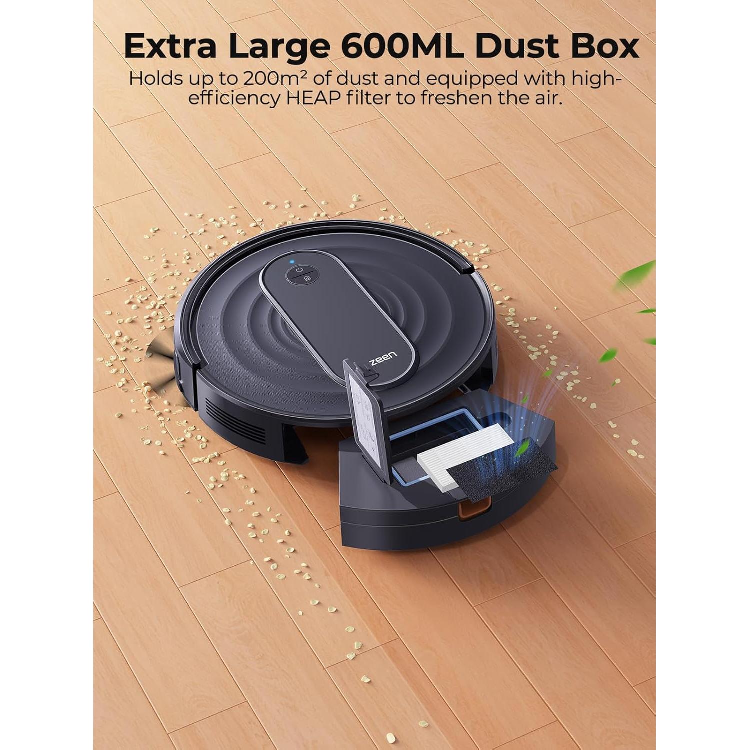 Aspiradora Robot Airzeen R7 - Limpieza 120 Min, Control Remoto